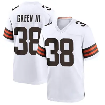 Nike A.J. Green Men's Game Cleveland Browns White Jersey