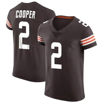 Nike Amari Cooper Men's Elite Cleveland Browns Brown Vapor Jersey