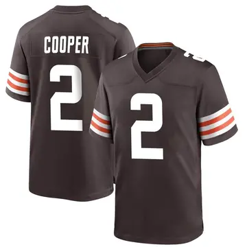 Nike Amari Cooper Men's Game Cleveland Browns Brown Team Color Jersey