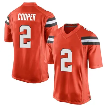 Nike Amari Cooper Men's Game Cleveland Browns Orange Alternate Jersey
