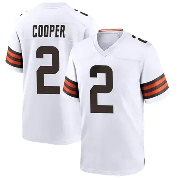 Nike Amari Cooper Men's Game Cleveland Browns White Jersey