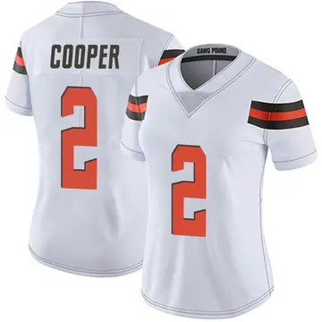 Nike Amari Cooper Women's Limited Cleveland Browns White Vapor Untouchable Jersey