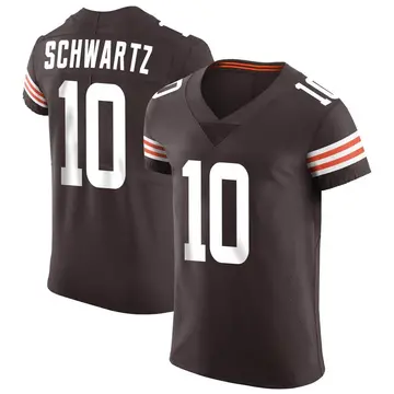 Nike Anthony Schwartz Men's Elite Cleveland Browns Brown Vapor Jersey