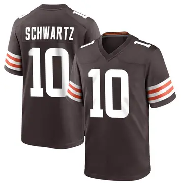 Nike Anthony Schwartz Men's Game Cleveland Browns Brown Team Color Jersey