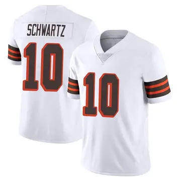 Nike Anthony Schwartz Men's Limited Cleveland Browns White Vapor 1946 Collection Alternate Jersey