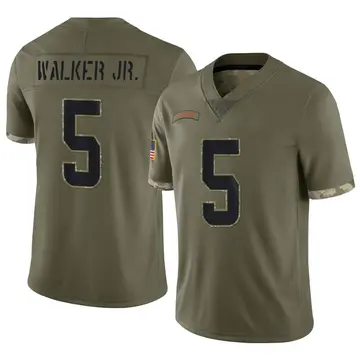 Nike Anthony Walker Jr. Men's Limited Cleveland Browns Olive 2022 Salute To Service Jersey
