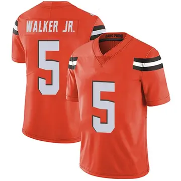 Nike Anthony Walker Jr. Men's Limited Cleveland Browns Orange Alternate Vapor Untouchable Jersey