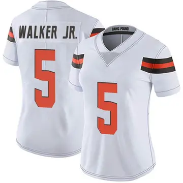 Nike Anthony Walker Jr. Women's Limited Cleveland Browns White Vapor Untouchable Jersey