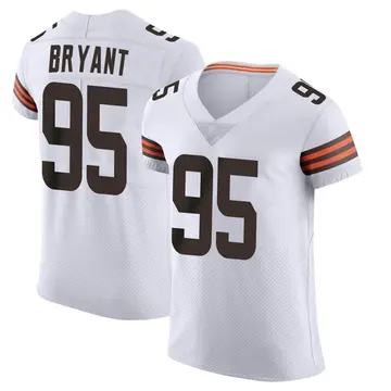 Nike Armonty Bryant Men's Elite Cleveland Browns White Vapor Jersey