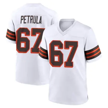 Nike Ben Petrula Men's Game Cleveland Browns White 1946 Collection Alternate Jersey