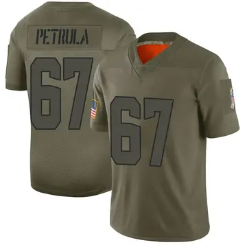 Nike Ben Petrula Men's Limited Cleveland Browns Camo 2019 Salute to Service Jersey
