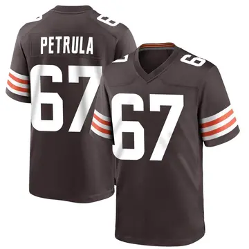 Nike Ben Petrula Youth Game Cleveland Browns Brown Team Color Jersey