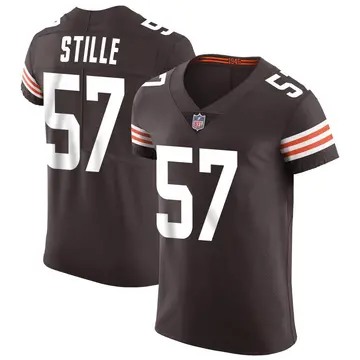 Nike Ben Stille Men's Elite Cleveland Browns Brown Vapor Jersey
