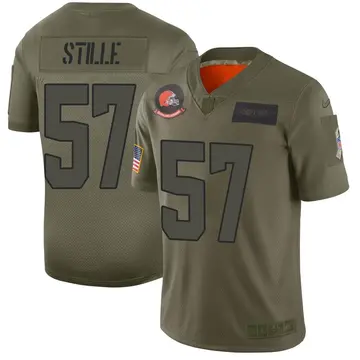 Nike Ben Stille Youth Limited Cleveland Browns Camo 2019 Salute to Service Jersey