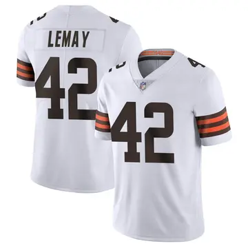 Nike Benny LeMay Youth Limited Cleveland Browns White Vapor Untouchable Jersey