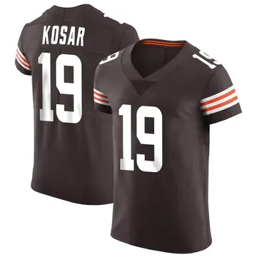 Nike Bernie Kosar Men's Elite Cleveland Browns Brown Vapor Jersey