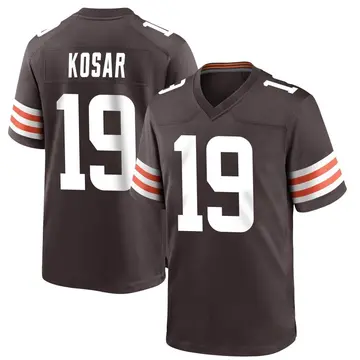 Nike Bernie Kosar Men's Game Cleveland Browns Brown Team Color Jersey