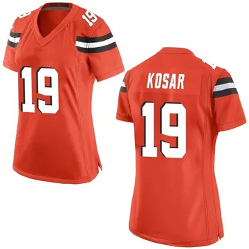 Nike Bernie Kosar Women's Game Cleveland Browns Orange Alternate Jersey