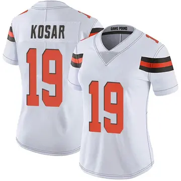 Nike Bernie Kosar Women's Limited Cleveland Browns White Vapor Untouchable Jersey