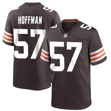 Nike Brock Hoffman Youth Game Cleveland Browns Brown Team Color Jersey