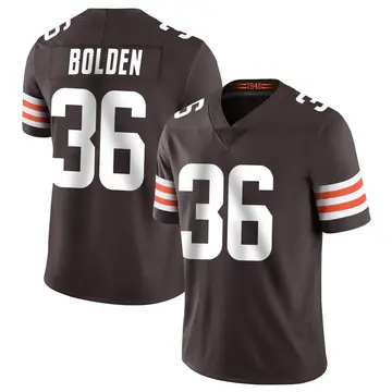 Nike Bubba Bolden Men's Limited Cleveland Browns Brown Team Color Vapor Untouchable Jersey