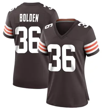 Nike Bubba Bolden Women's Game Cleveland Browns Brown Team Color Jersey