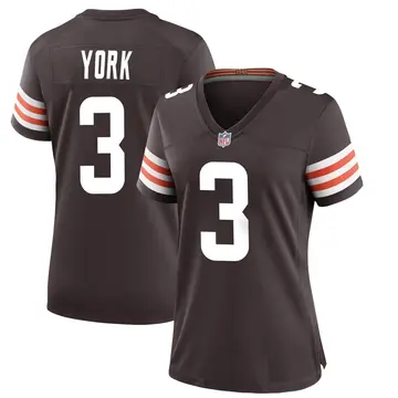 Nike Cade York Women's Game Cleveland Browns Brown Team Color Jersey