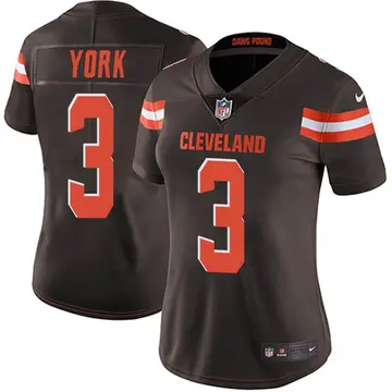 Nike Cade York Women's Limited Cleveland Browns Brown Team Color Vapor Untouchable Jersey