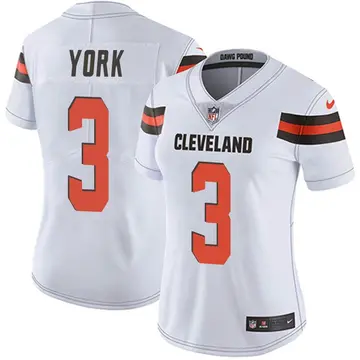 Nike Cade York Women's Limited Cleveland Browns White Vapor Untouchable Jersey