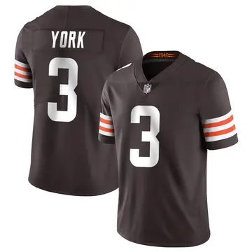 Nike Cade York Youth Limited Cleveland Browns Brown Team Color Vapor Untouchable Jersey