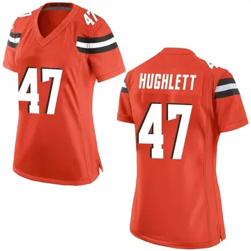 Nike Charley Hughlett Women's Game Cleveland Browns Orange Alternate Jersey
