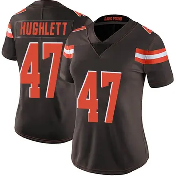 Nike Charley Hughlett Women's Limited Cleveland Browns Brown Team Color Vapor Untouchable Jersey