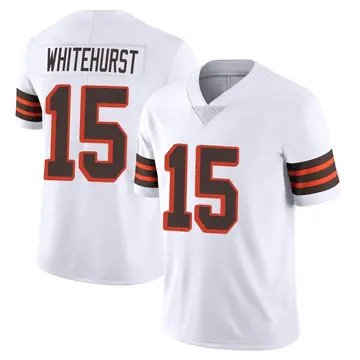Nike Charlie Whitehurst Youth Limited Cleveland Browns White Vapor 1946 Collection Alternate Jersey