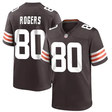 Nike Chester Rogers Men's Game Cleveland Browns Brown Team Color Jersey