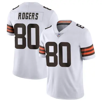 Nike Chester Rogers Men's Limited Cleveland Browns White Vapor Untouchable Jersey