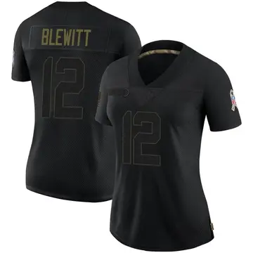 Nike Chris Blewitt Women's Limited Cleveland Browns Black 2020 Salute To Service Jersey