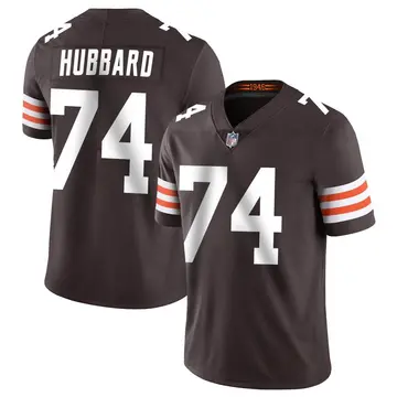 Nike Chris Hubbard Men's Limited Cleveland Browns Brown Team Color Vapor Untouchable Jersey