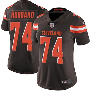 Nike Chris Hubbard Women's Limited Cleveland Browns Brown Team Color Vapor Untouchable Jersey