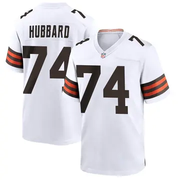Nike Chris Hubbard Youth Game Cleveland Browns White Jersey