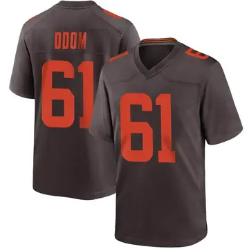 Nike Chris Odom Youth Game Cleveland Browns Brown Alternate Jersey