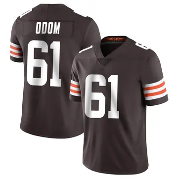 Nike Chris Odom Youth Limited Cleveland Browns Brown Team Color Vapor Untouchable Jersey