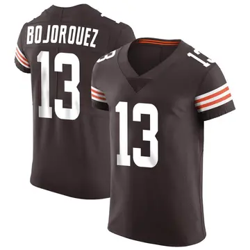 Nike Corey Bojorquez Men's Elite Cleveland Browns Brown Vapor Jersey