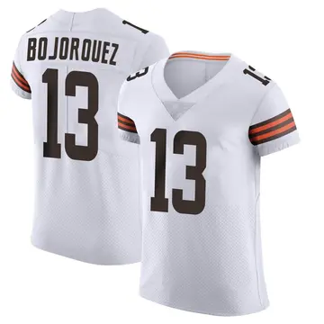Nike Corey Bojorquez Men's Elite Cleveland Browns White Vapor Jersey