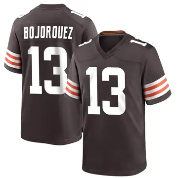 Nike Corey Bojorquez Men's Game Cleveland Browns Brown Team Color Jersey