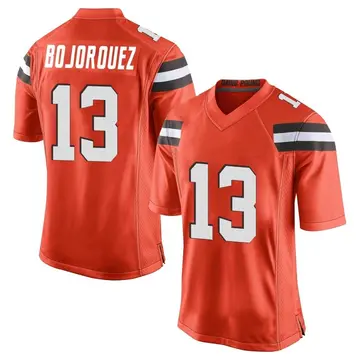 Nike Corey Bojorquez Men's Game Cleveland Browns Orange Alternate Jersey