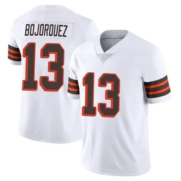 Nike Corey Bojorquez Men's Limited Cleveland Browns White Vapor 1946 Collection Alternate Jersey