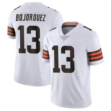 Nike Corey Bojorquez Men's Limited Cleveland Browns White Vapor Untouchable Jersey
