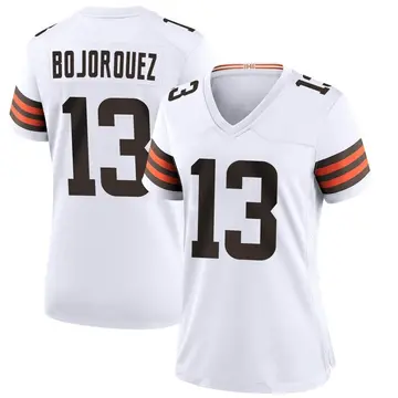Nike Corey Bojorquez Women's Game Cleveland Browns White Jersey