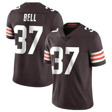 Nike D'Anthony Bell Men's Limited Cleveland Browns Brown Team Color Vapor Untouchable Jersey
