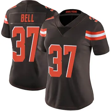Nike D'Anthony Bell Women's Limited Cleveland Browns Brown Team Color Vapor Untouchable Jersey